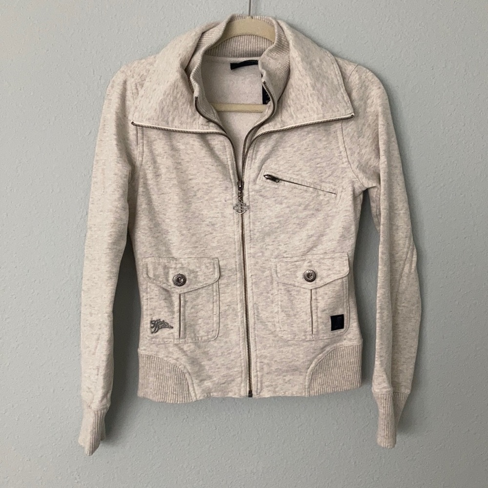 Zip up sweatshirt